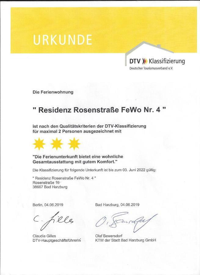 Ferienwohnung Residenz Rosenstraße Bad Harzburg Exterior foto